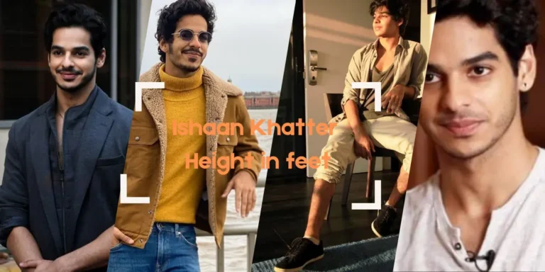 ishaan khatter height in feet